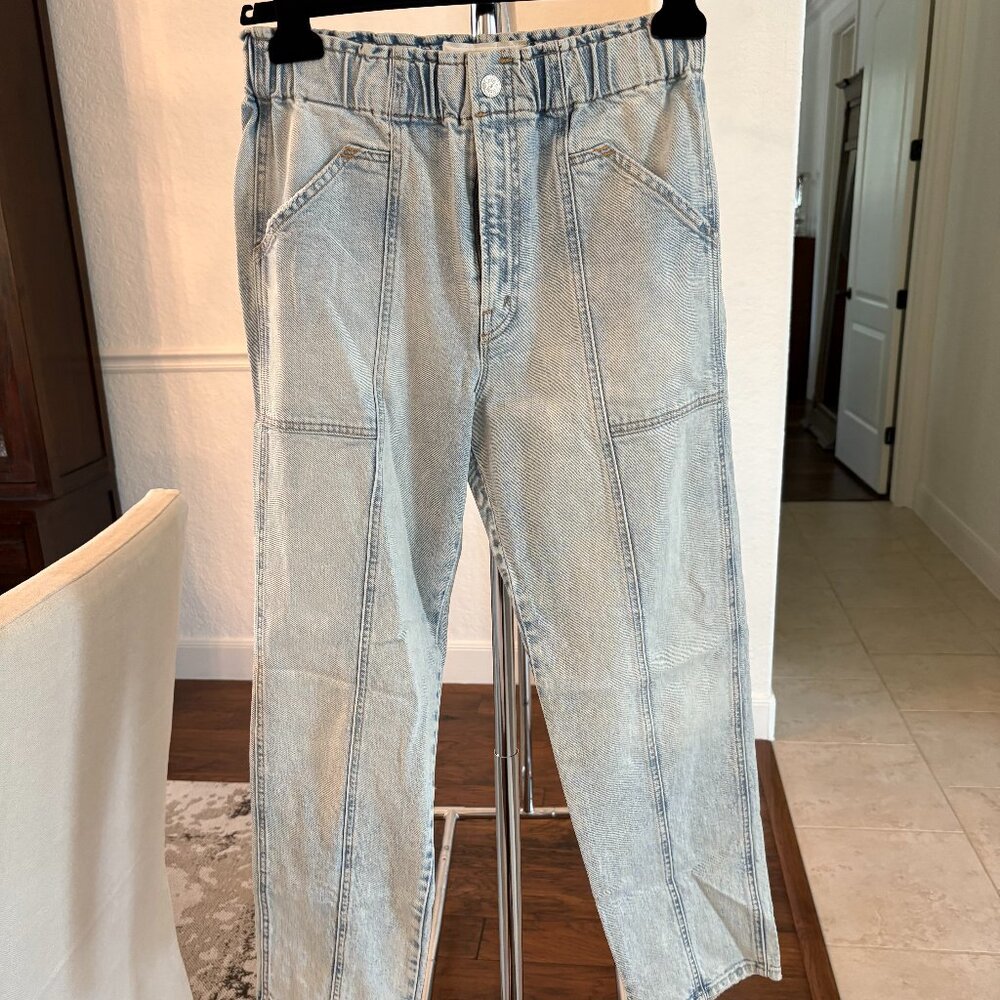 MOTHER Superior The Springy Ankle High Elastic Waist Jeans NWOT